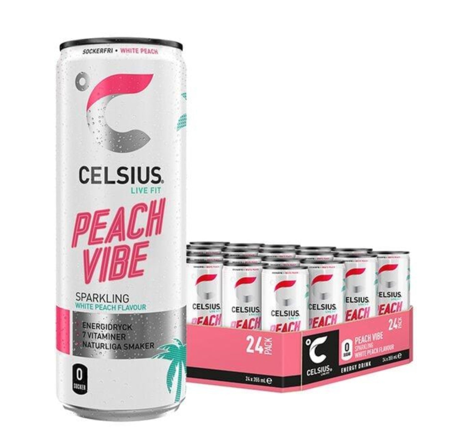 Celsius Peach Vibe 355ml