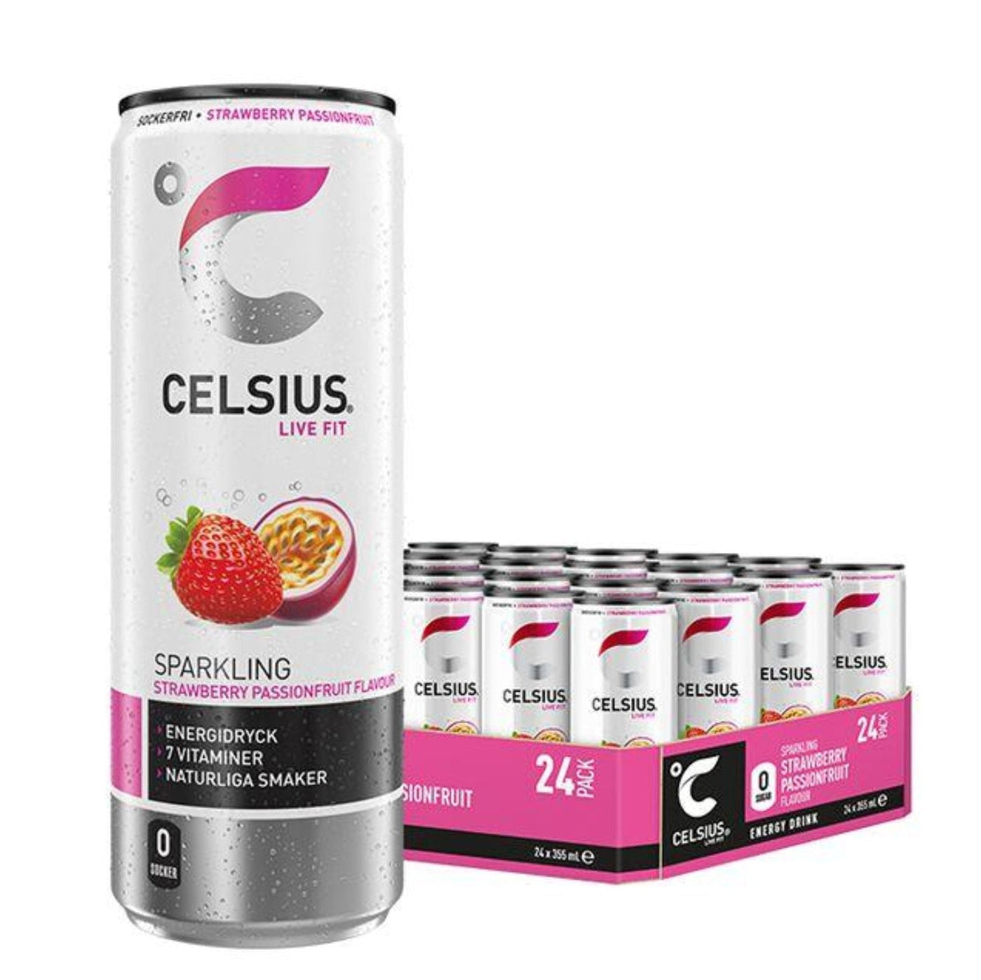 Celsius Strawberry Passionfruit 355 ml