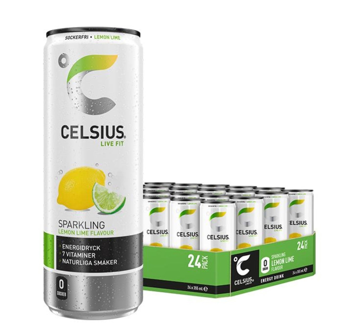 Celsius Citron Lime 355ml